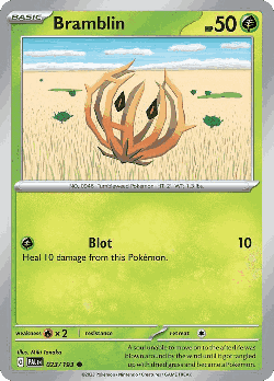 Bramblin Pokémon TCG card art