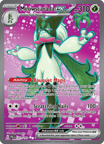 Meowscarada ex 231, Paldea Evolved
