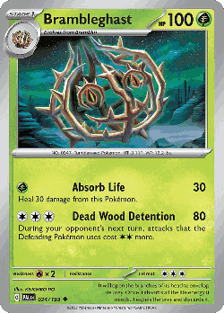 Brambleghast Pokémon TCG card art