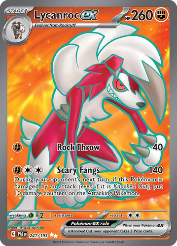 Lycanroc ex 241, Paldea Evolved