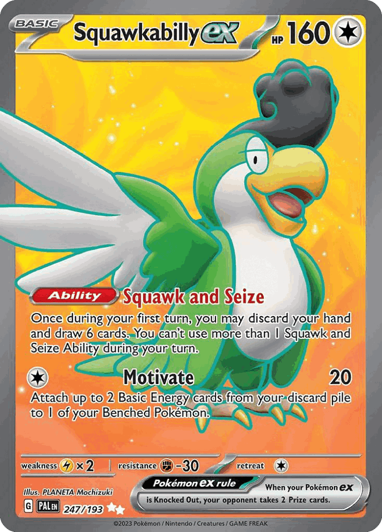Squawkabilly ex cover card