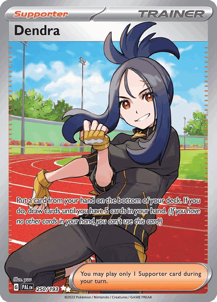 Dendra #250 from Paldea Evolved - Ultra Rare - Illustrated by yuu
