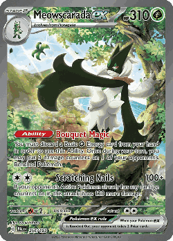 Meowscarada ex 256, Paldea Evolved
