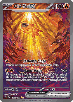 Chi-Yu ex Pokémon TCG card art