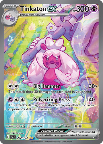 Tinkaton ex 262, Paldea Evolved