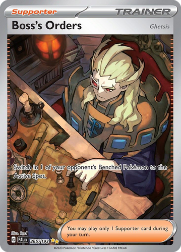 Boss's Orders (Ghetsis) 265, Paldea Evolved