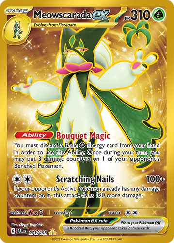Meowscarada ex 271, Paldea Evolved