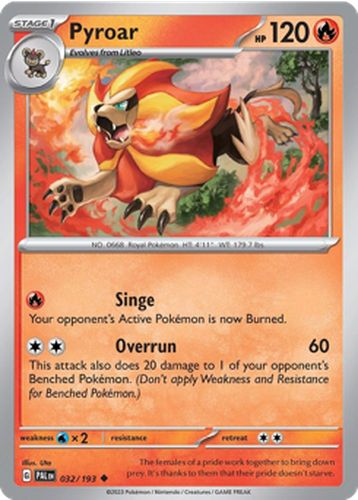 Pyroar 32, Paldea Evolved