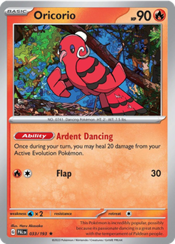 Oricorio 33, Paldea Evolved
