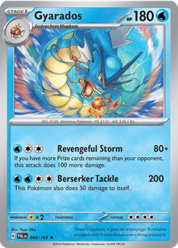 Gyarados 43, Paldea Evolved