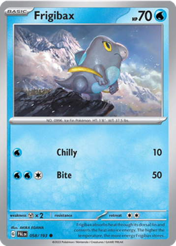 Frigibax 58, Paldea Evolved