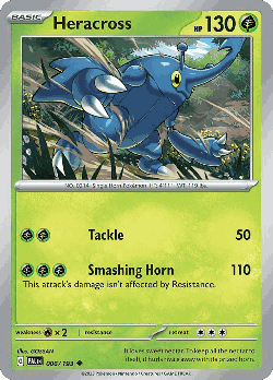 Heracross Pokémon TCG card art