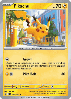 Pikachu 62, Paldea Evolved