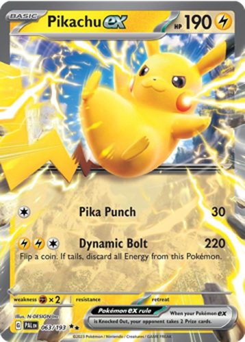 Pikachu ex 63, Paldea Evolved