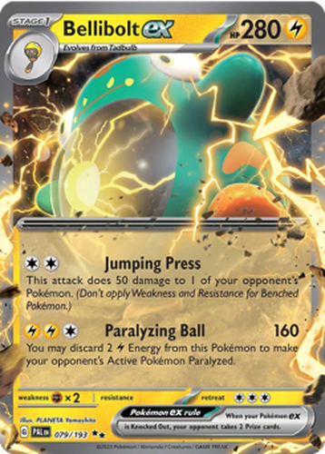 Bellibolt ex 79, Paldea Evolved