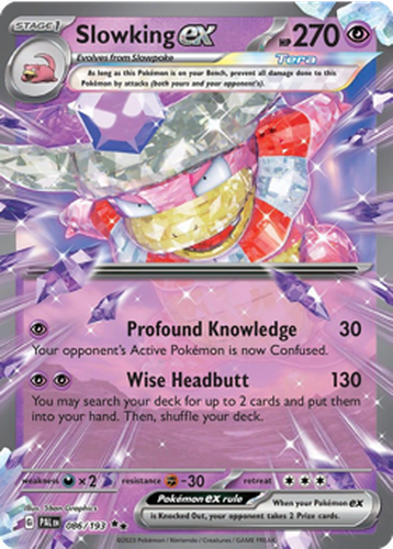 Slowking ex #86 from Paldea Evolved - Double Rare - Illustrated by 5ban Graphics