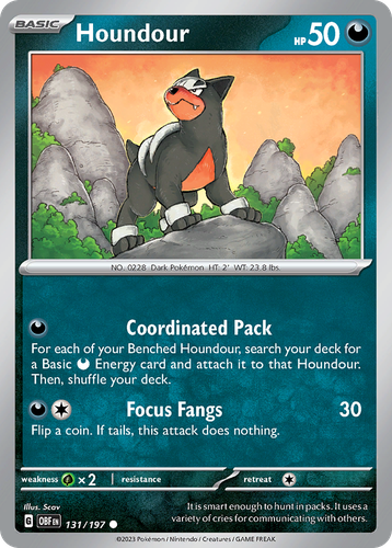 Houndour 131, Obsidian Flames