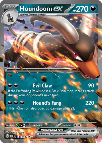 Houndoom ex 134, Obsidian Flames