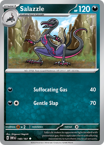 Salazzle 140, Obsidian Flames