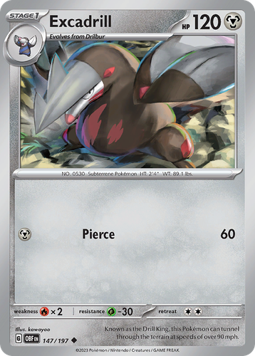 Excadrill 147, Obsidian Flames
