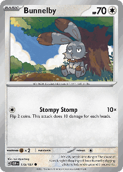 Bunnelby 175, Obsidian Flames