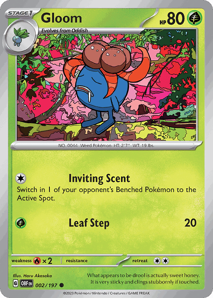 Gloom #2 from Obsidian Flames - Common - Illustrated by Haru Akasaka