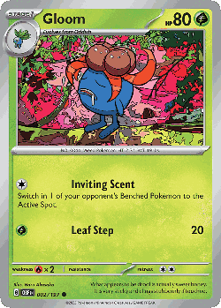 Gloom Pokémon TCG card art