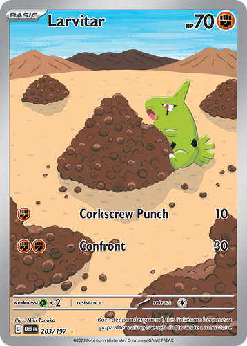 Larvitar 203, Obsidian Flames