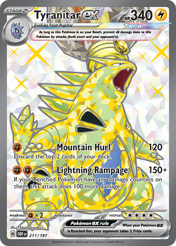 Tyranitar ex 211, Obsidian Flames