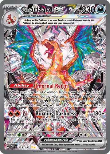 Charizard ex card art