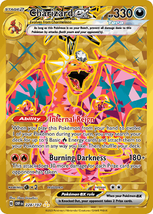 Charizard ex 228, Obsidian Flames