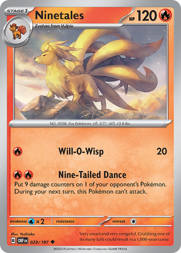 Ninetales 29, Obsidian Flames