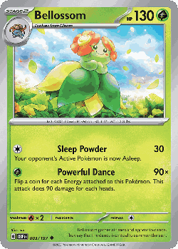 Bellossom Pokémon TCG card art