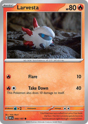 Larvesta 40, Obsidian Flames