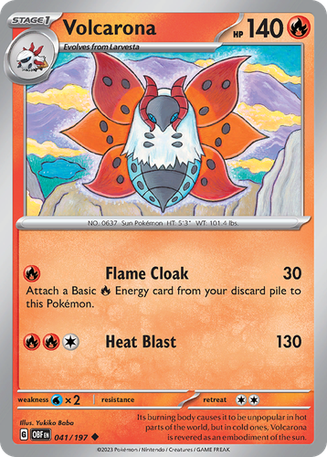 Volcarona 41, Obsidian Flames