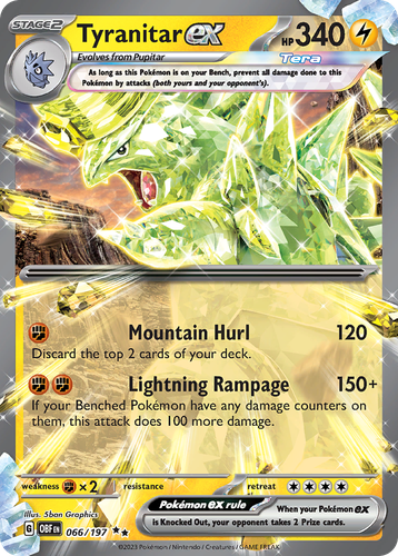 Tyranitar ex 66, Obsidian Flames