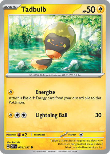 Tadbulb 74, Obsidian Flames
