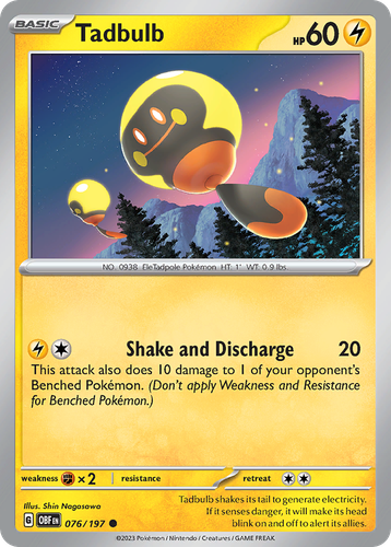 Tadbulb 76, Obsidian Flames