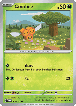 Combee Pokémon TCG card art