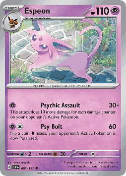Espeon card art
