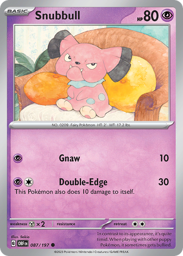 Snubbull 87, Obsidian Flames