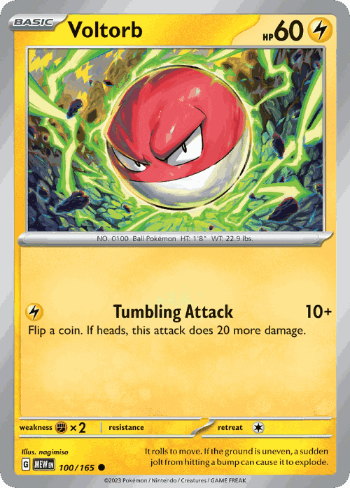 Voltorb 100, 151