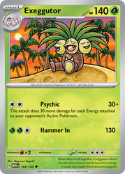 Exeggutor 103, 151