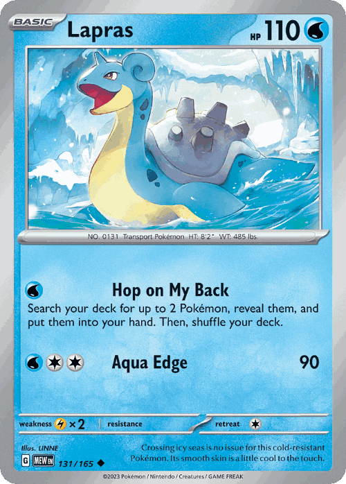 Lapras 131, 151