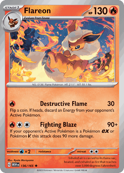 Flareon 136, 151