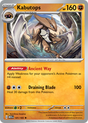 Kabutops 141, 151