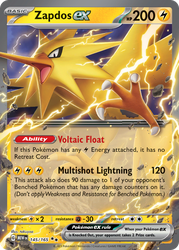 Zapdos ex 145, 151