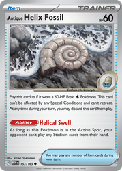 Antique Helix Fossil 153, 151