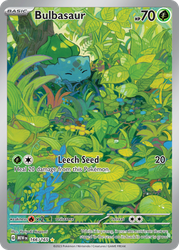 Bulbasaur Pokémon TCG card art