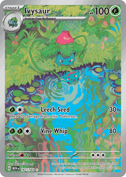 Ivysaur 167, 151